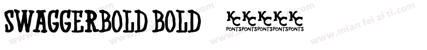 SwaggerBold Bold字体转换